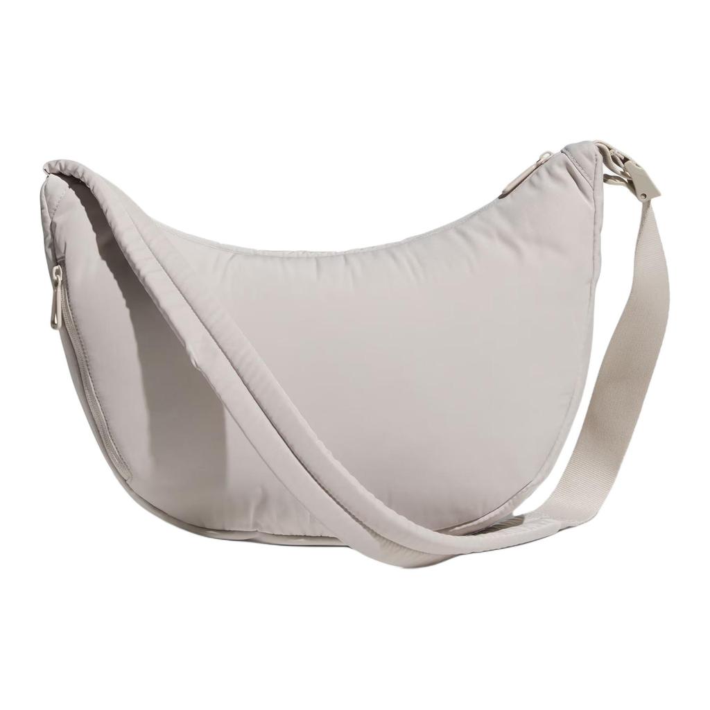 New Adidas Recycled Polyester Shoulder Bag Crossbody Bag Women's Bauxite Brown JF0733