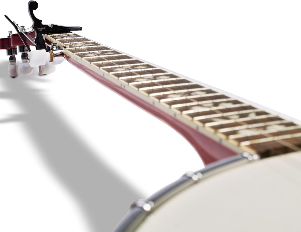 Kyser Quick Change Capo Tast for KBMB Banjo, Mandolin, Ukulele, Black,