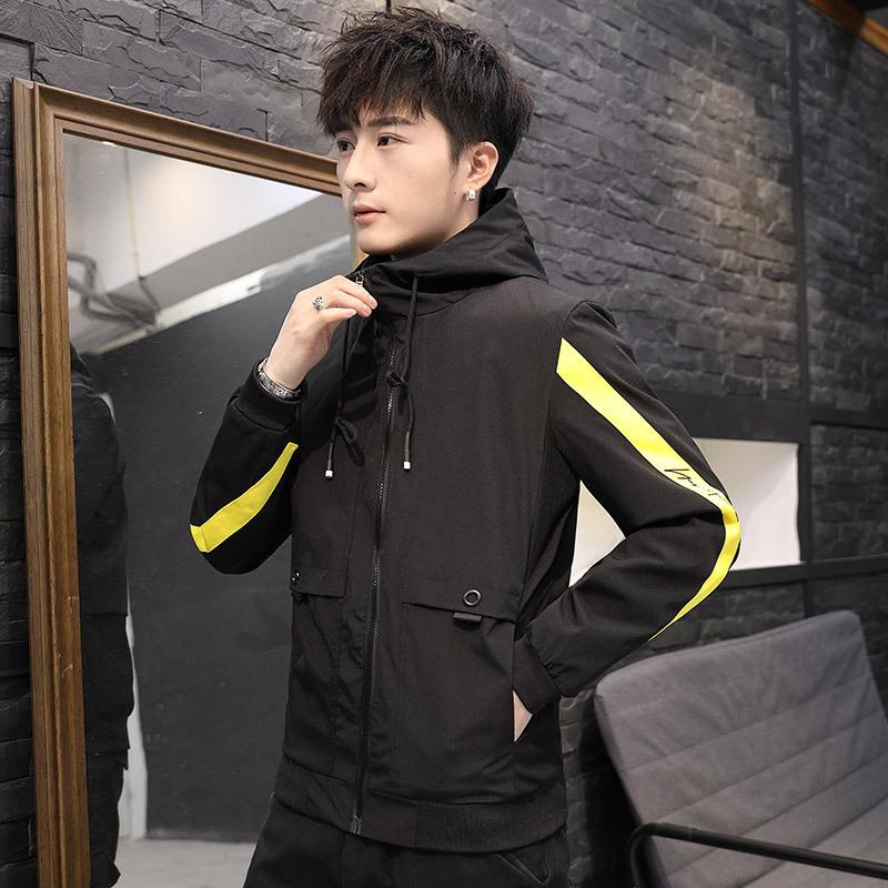Autumn Coat Men's Spring and Autumn New Men's Korean Style Trendy Autumn and Winter Tops Loose and Easy To Wear Casual Jackets