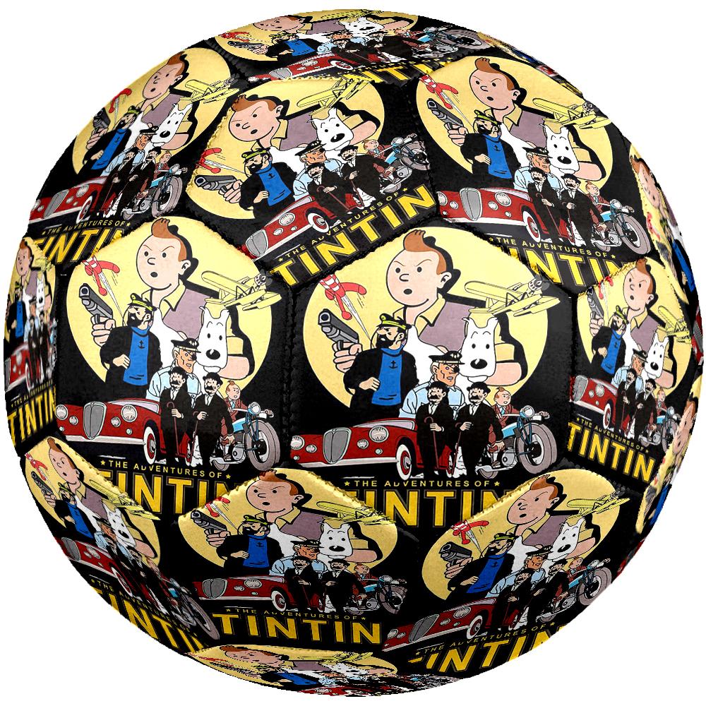 The Adventures of Tintin Theme Size 5 Soccer Ball, Suitable for Both Indoor and Outdoor Matches, a Gift Suitable for Everyone.