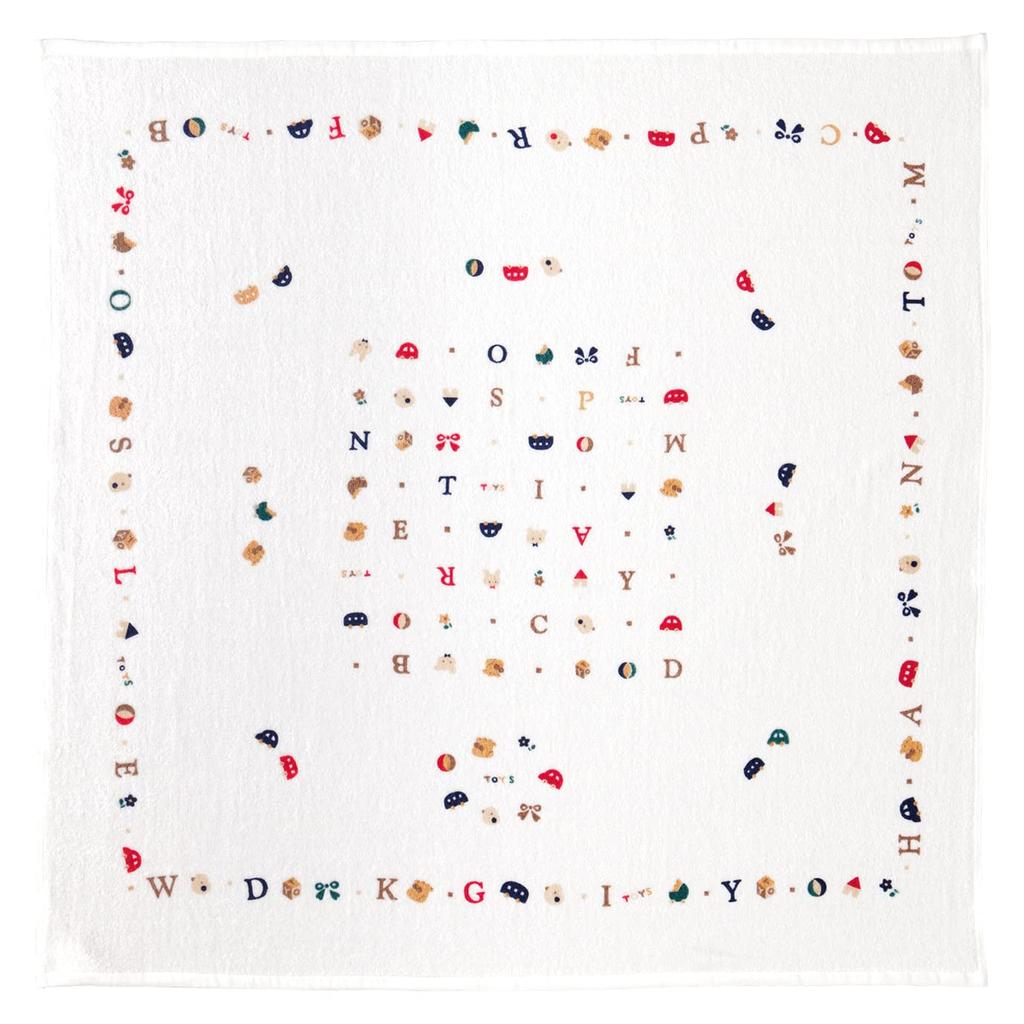 Bath Towel 95x95 TOYS Made In Japan