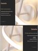 Modern Minimalist LED Spiral Wall Light - Warm Soft Bedroom Decor & Aisle Illumination