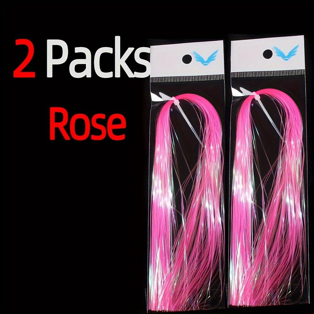 

2 упаковки, 1/50 дюйма, 0,5 мм, УФ-жемчуг, ледяное крыло, для вязания мушек, трубка Flashabou, материалы для связывания мушек, стример, мушка для щуки и лосося