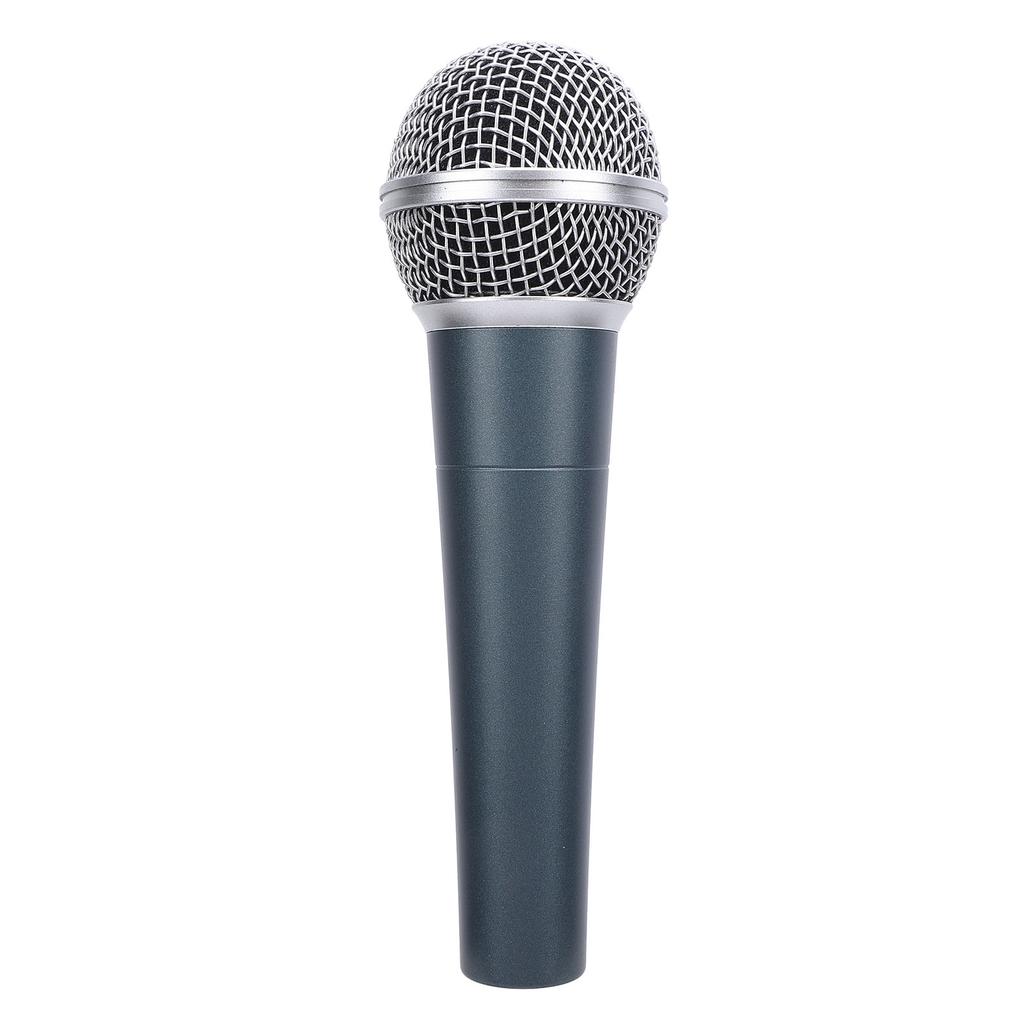 Wired Dynamic Microphone Moving Coil Dynamic Cardioid Handheld Microphone Set for Active Speakers Mixers Amplifiers Cyan