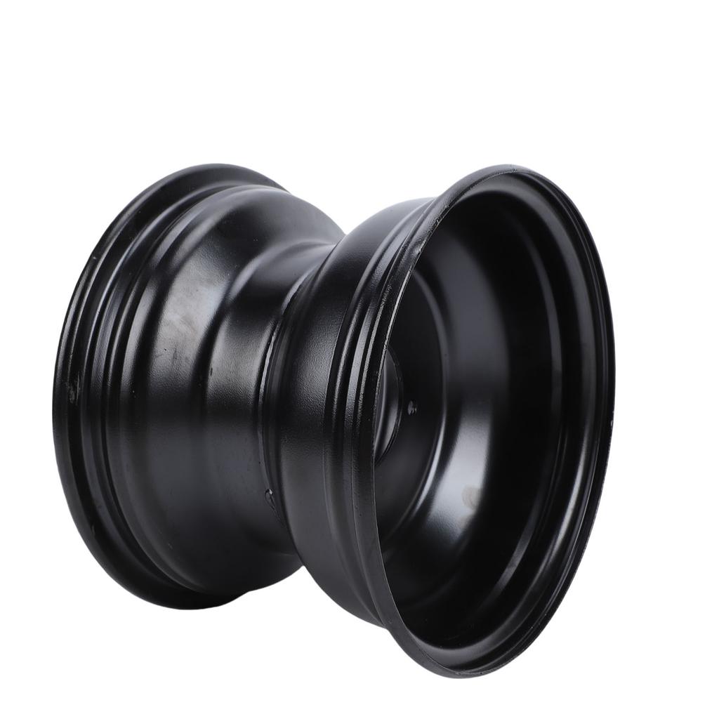 18X9.50 8 ATV Hinterradfelge Schwarze Lackbeschichtung Stahl 4 Löcher 8 Zoll Go-Kart Felge für Quad Dirt Bike Aufsitzmäher