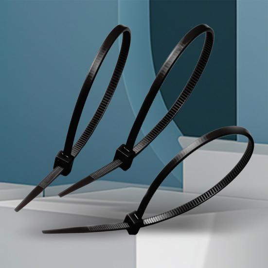 100 Pcs Nylon Zip Ties UV Resistant Self Locking Zip Ties Heavy Duty Plant Ties Cable Ties for Christmas Garden Plants Fence Holiday Lights