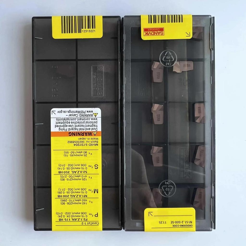 Original Sandvik / N151.2-500-5E 1125 / CNC lathe carbide blade 10 PCS
