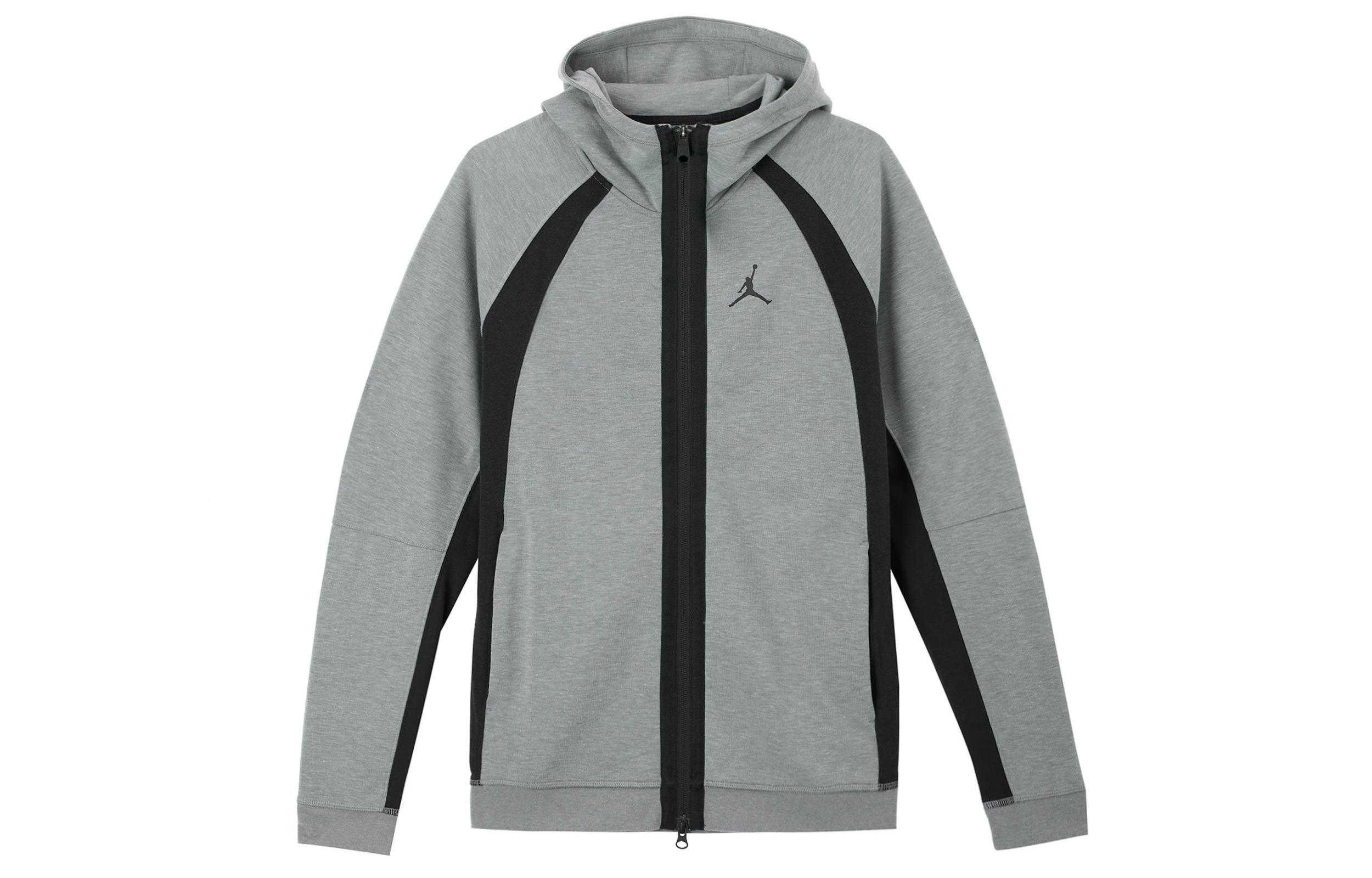 Jordan Jackets Men s Carbon Gray Hooded Moderate Other DQ7324-091 XXL