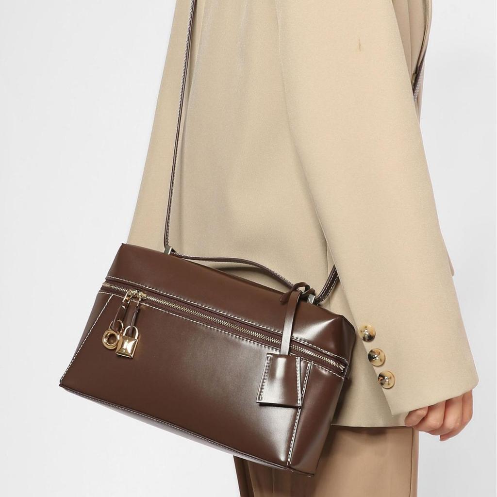 Borsa a scatola versatile dal design di nicchia Primavera/Estate 2024 - Borsa a mano a tracolla monospalla di alta gamma per il pendolarismo