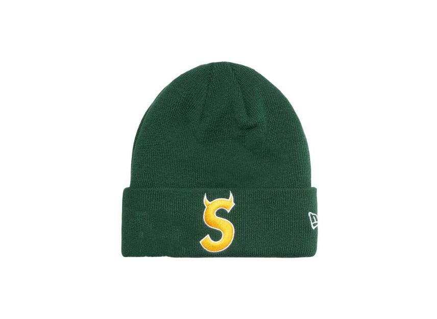 Supreme New Era S Logo Beanie Dark Green (22FW) One-Size