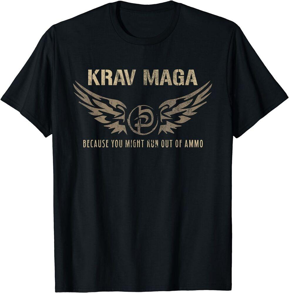 

НОВАЯ ОГРАНИЧЕННАЯ Футболка Krav Maga Военная система ближнего боя S-5XL Унисекс S