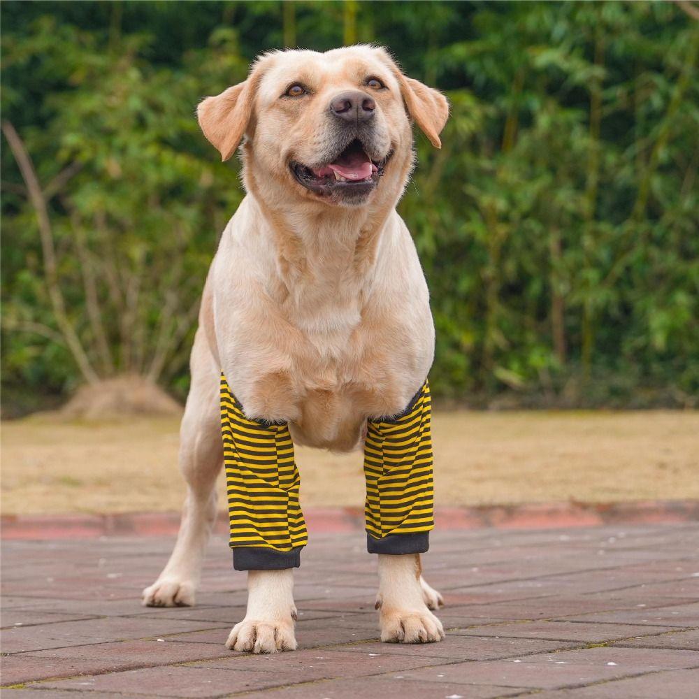 Cartoon Pattern Dog Elbow Sleeves Cotton Brace Dog Elbow Protector Soft Shoulder Support Pet Knee Pads For Puppy Dogs