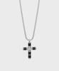 Iamj Carbon Cross Necklace