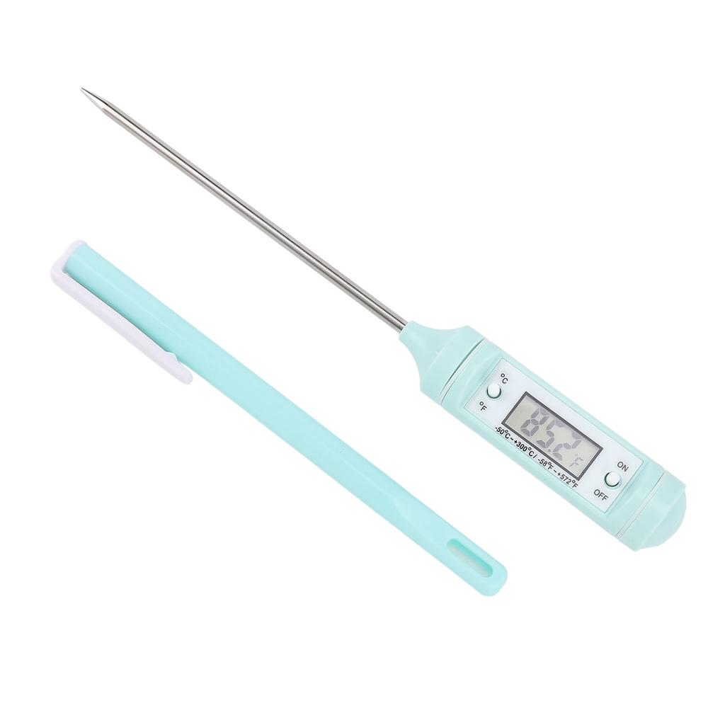 Babyflaske Termometer Elektronisk Vanntemperaturmåler Umiddelbar Avlesning Melketermometer med Lang