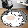 1pc We Bare Bears Office Round Area Rug, Under Office Chairs Bedroom Living Room Home Decor, Room Deco, Available In Various Sizes