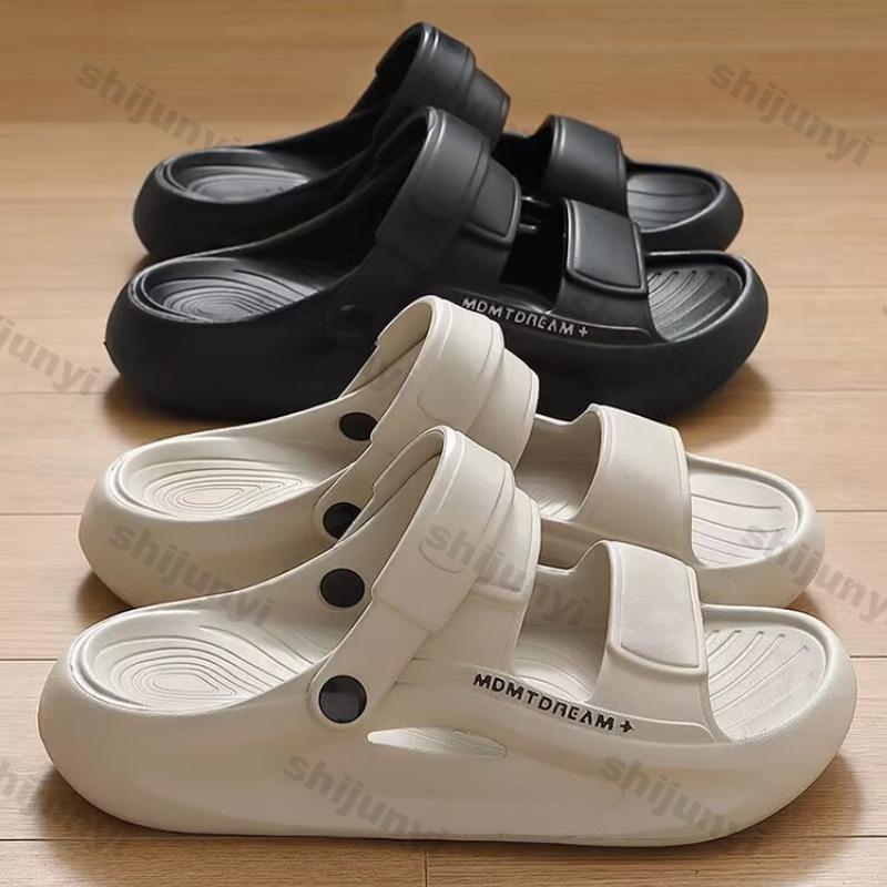 Fashion Men's Slippers Summer 2025 New Outdoor Non Slip Platform Sandals Lightweight Comfortable Casual Shoes Breathable Fashion Flats