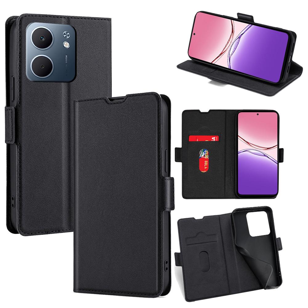 Für Oppo A5x 5G Hülle Kartenhalter PU Leder Handyhülle