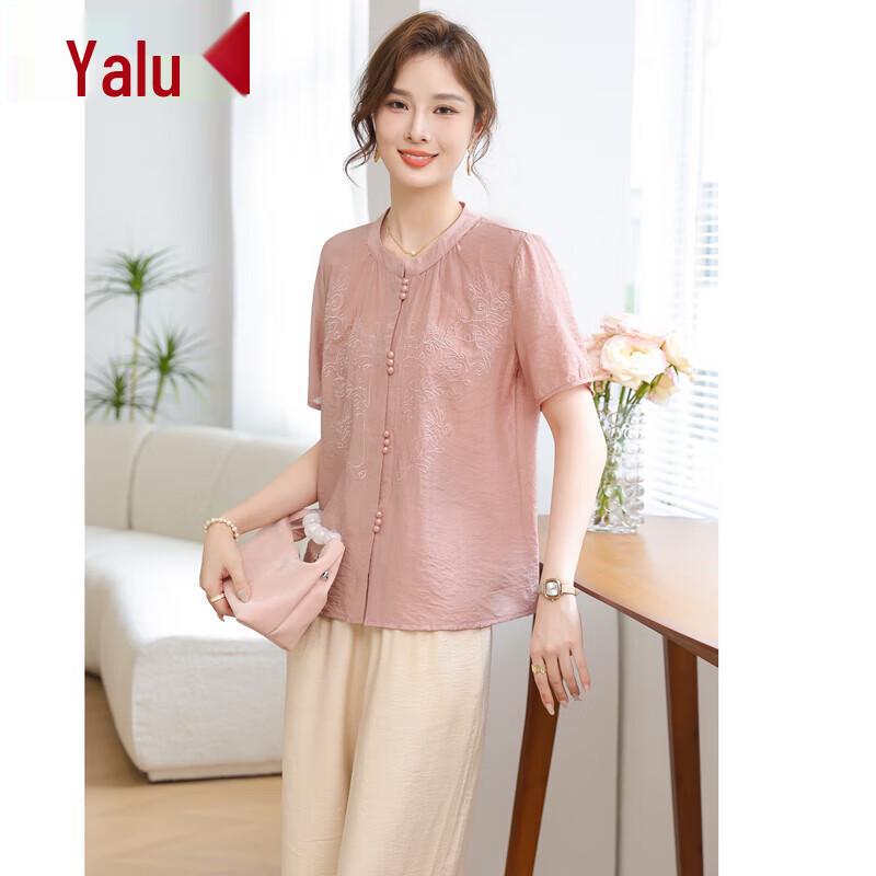 Yalu Middle-Aged Women's Summer Blouse Set