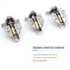 304 Stainless Steel Soft Close Hydraulic Cabinet Hinges - Thickened, Two-Stage Force for Furniture