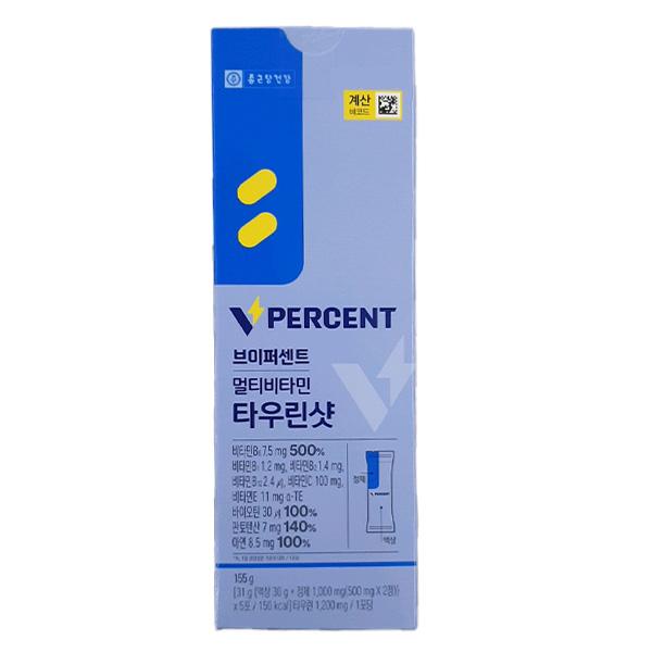 

V-Percent Multivitamin Taurine Shot 31g x 5 Pouches One thing