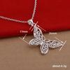 Necklace Butterfly Pendant, Hollow Necklace With A Sense Of Design, Versatile Women'S Necklace With Temperament