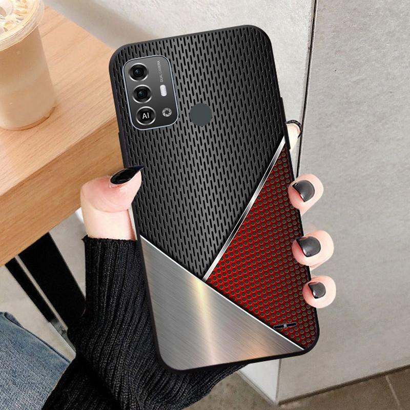 Schwarze Schutzhülle aus weichem Silikon-TPU für ZTE Blade A53 Pro