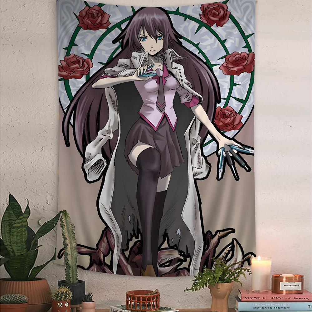 Bakemonogatari Anime Tapestry Art Printing Cheap Hippie Wall Hanging Bohemian Wall Tapestries Mandala Art Home Decor