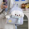 Schoolbag Japanese ins Canvas Large Capacity Backpack Female Cute Puppy Backpack Cartoon Backpack Make-up Student School Bag