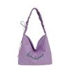 Nylon Tote Bag For Women With Folded Design Large Capacity For Daily Use