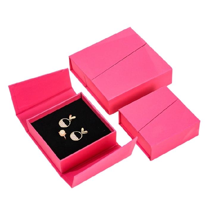 Travel Friendly Jewelry Organiser with Double Flip Lid Magnetic Closure Earring Necklace Rings Storage Case