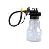 Grease Gun Oil Pump 250ml Plastic Transparent High Pressure Oiler Manual Oiling Gun Lubrication Oil Can Bottle with Rigid Spout