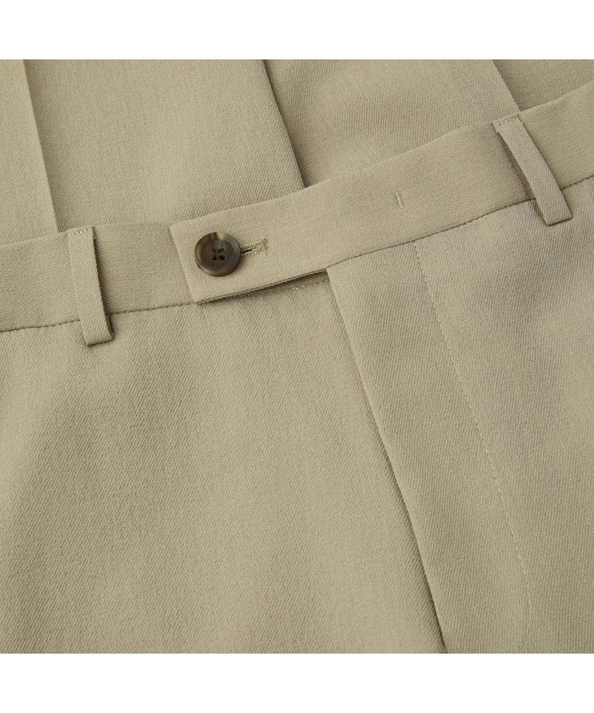 Keoseuuteommellou Beige Regular Fit Twill Setup Pants Cwpam26402Bex