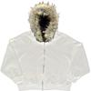DRIPX Fluffy Hat Hoodie Solid Color Casual Long Sleeve Hoodie Retro Coat Street Trend Y2k