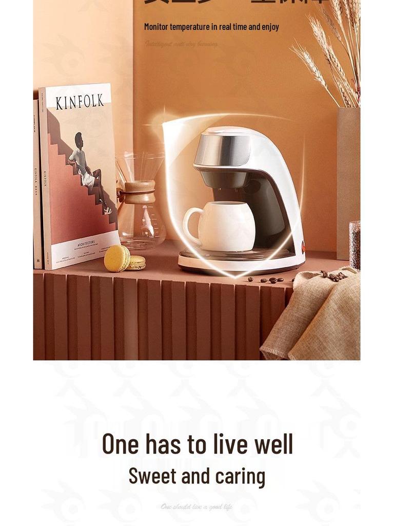 Compact Multi-functional Automatic Drip Coffee Maker for Home and Office