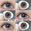 Eyeshare PAMPAS Brown Contact Lenses 1 pair Natural Soft Lens Big Eyes 14.5mm Eye Contacts Gray Pupils Green Purple Lens