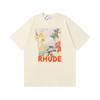 Unisex Oversized Cotton T-Shirt With Creative Graphic Print Streetwear Casual Tee Men Women