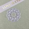 Circular Flower Pattern Metal Cutting Dies Stamps Alphabet Embossing Paper Cards Making Craft Stencils Scrapbooking