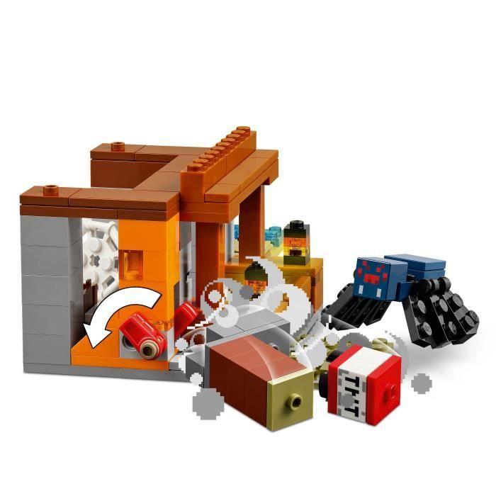 LEGO Minecraft 21269 L’expédition Dans La Mine Du Tatou - Jeu De Construction Pour Garçon