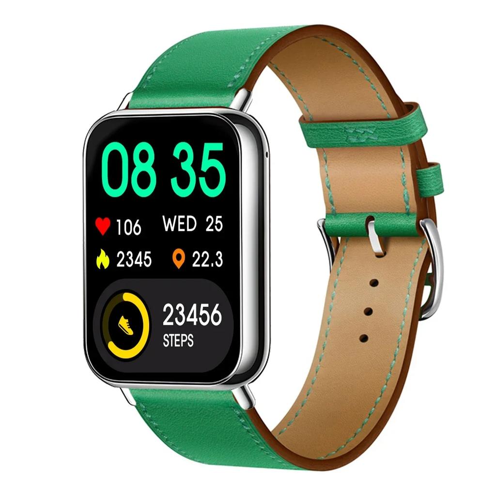 Leather Loop Strap for Redmi Watch 5 Watch 4 Band for Xiaomi Mi 9 Pro Active Wristband Bracelet Mi Band 8 Pro Correa Accessories