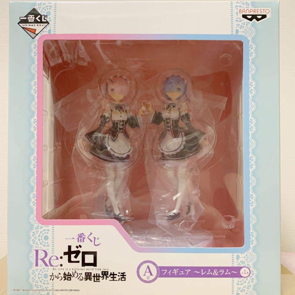 Ichiban Kuji Starting Life in Another World A Prize Figure Rem Ram ReZero - &