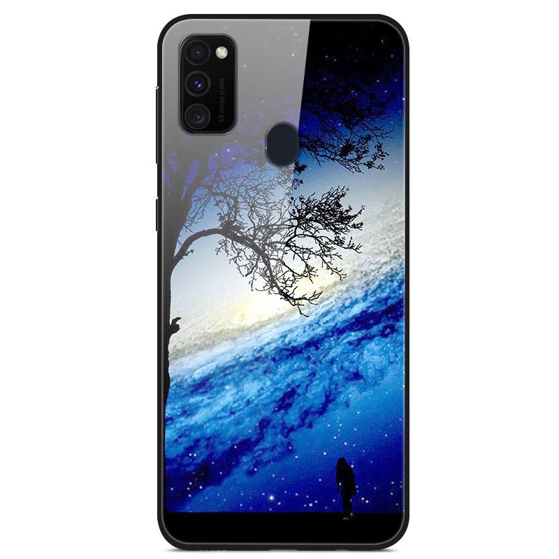 Popular Case For Samsung Galaxy M31 Case Tempered Glass Back Cover Case For Samsung M30s A21s M21 M31s A71 A51 Case Funda Coque