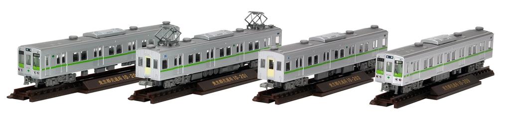TOMYTEC Geocolle Railway Collection Tokyo Metropolitan Bureau of Transportation Type 3rd Edition Shinjuku Line Basic Set Diorama Supplies 10-000 4-Car