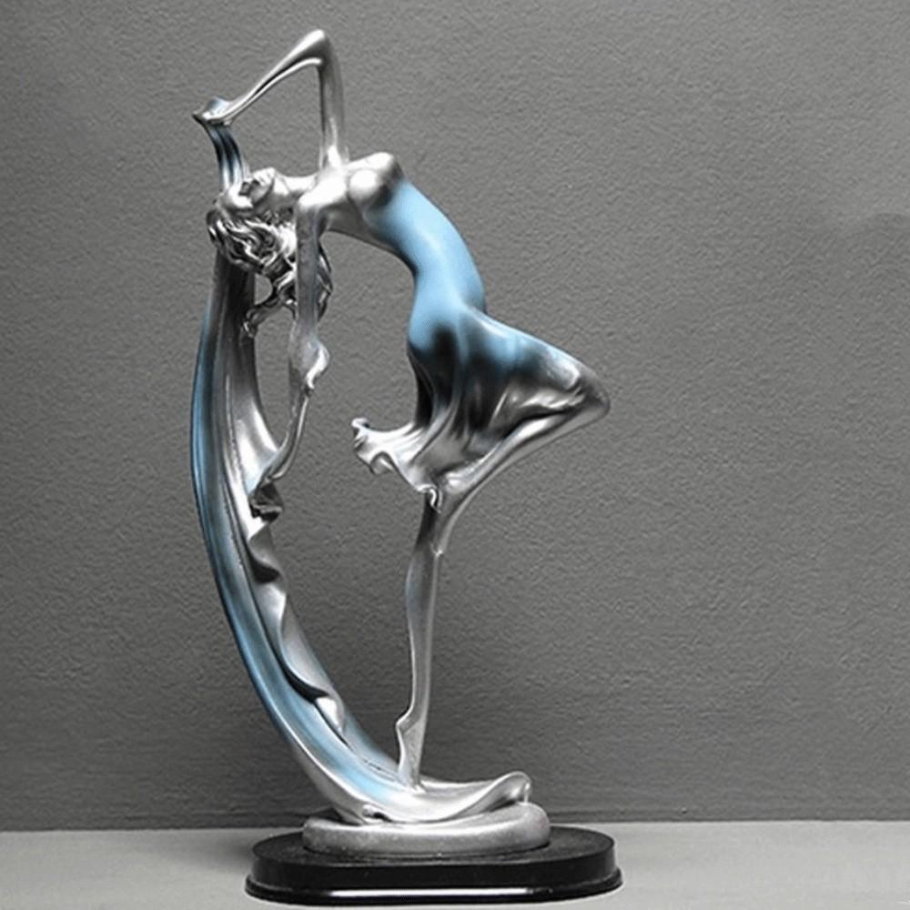 Modern Dance Girl Ornaments Art Miniatures Figurine Sculpture Crafts Girl Character Statue  Home