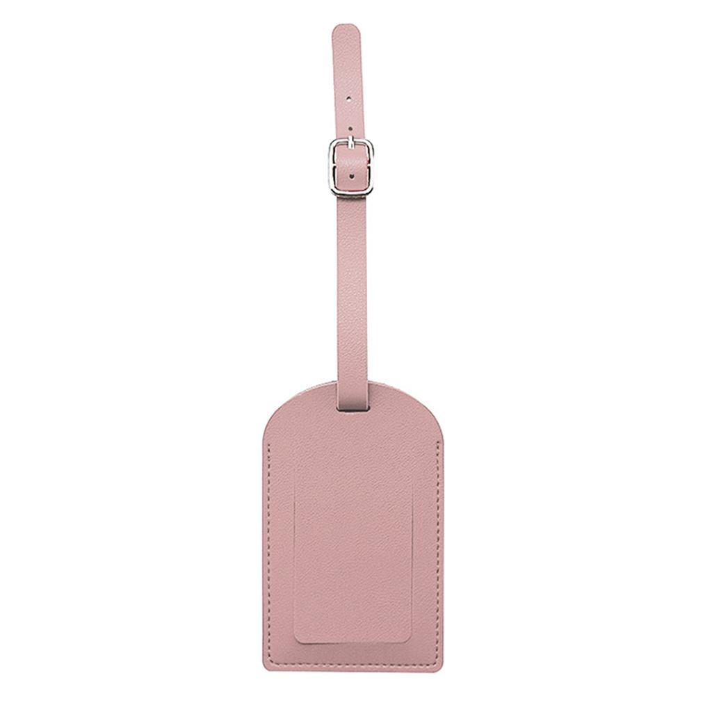 PU Leather Luggage Tag Light Soft Travel Accessories Travel Luggage Tag Boarding Pass Suitcase Tag