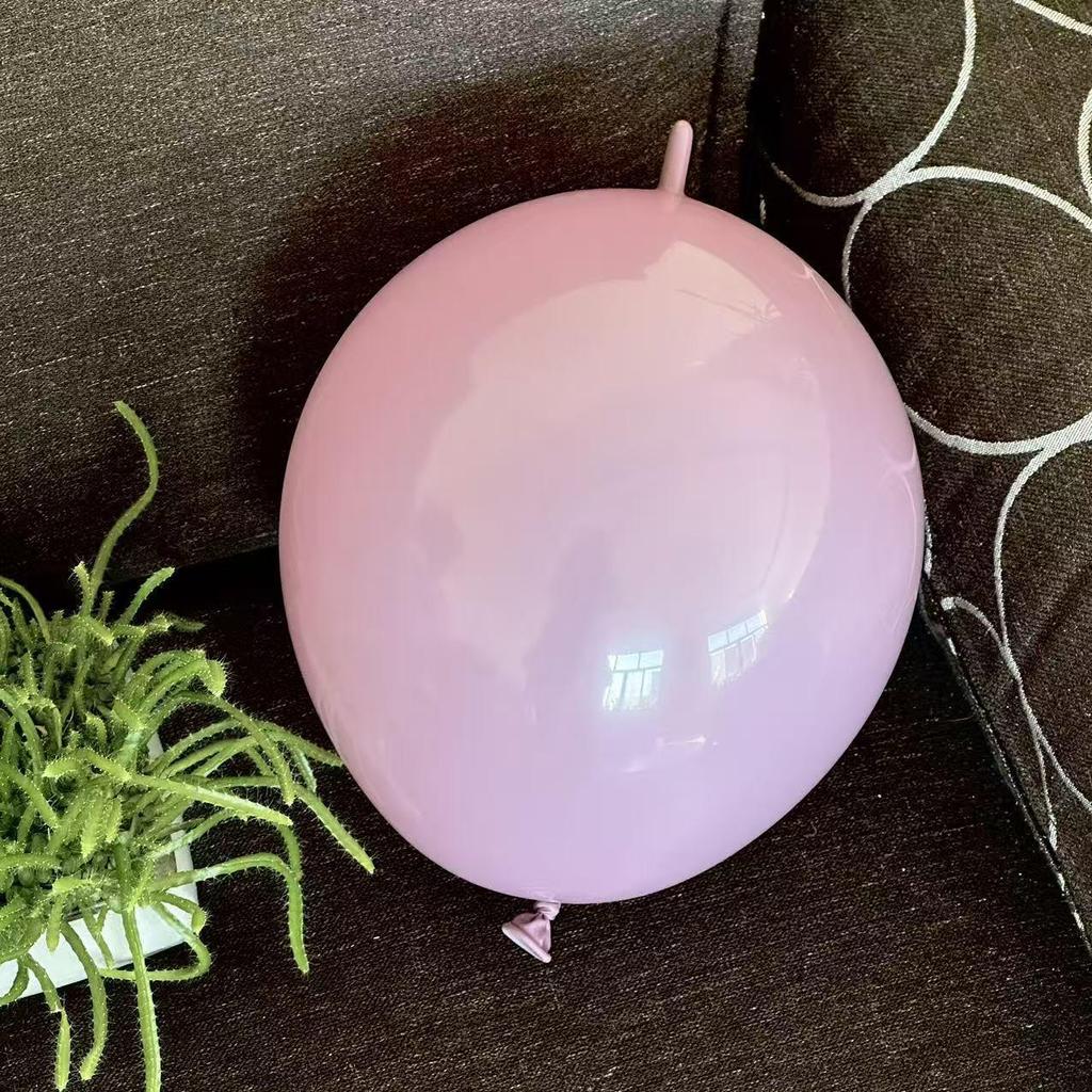 10-Inch Thickened Needle Tail Heart Hot Air Balloon Decorations for Birthday Parties