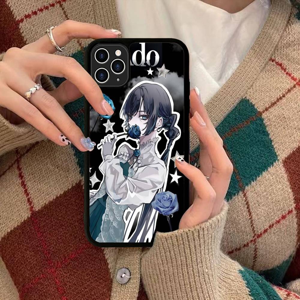 

Мультяшная Ado Kyogen X Uta Для IPhone 17 16 15 14 13 12 11 Mini Pro Max Plus PC+TPU Задняя крышка телефона iPhone 17