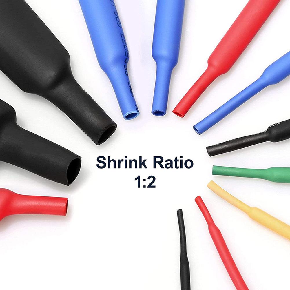 

328PCS Heat Shrink Tubing Kit 21 Shrink Ratio Polyolefin Cable Sleeves 8 Sizes for Electrical Wire Bundling and Wire Protection China Mainland