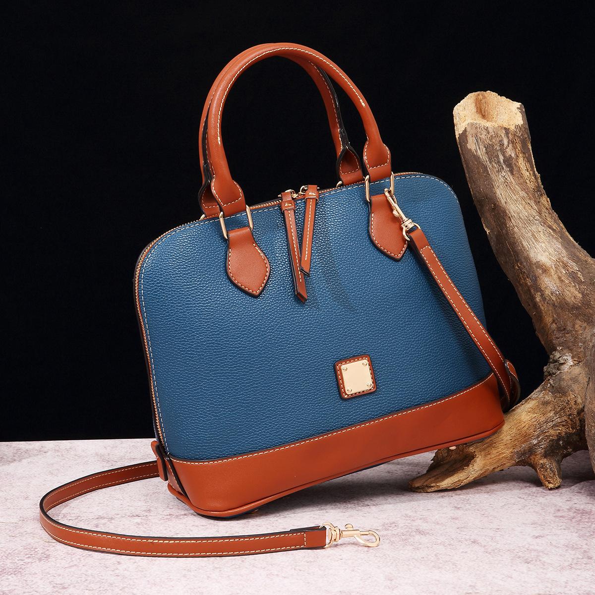 

Vintage Pebble Lychee Granular Pattern Portable Crossbody Shell Women s Bag Multi-color