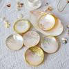 Pearl Shell Storage Home Living Room Creative Phnom Penh Plate Light Luxury Hemming Tray Shell Plate