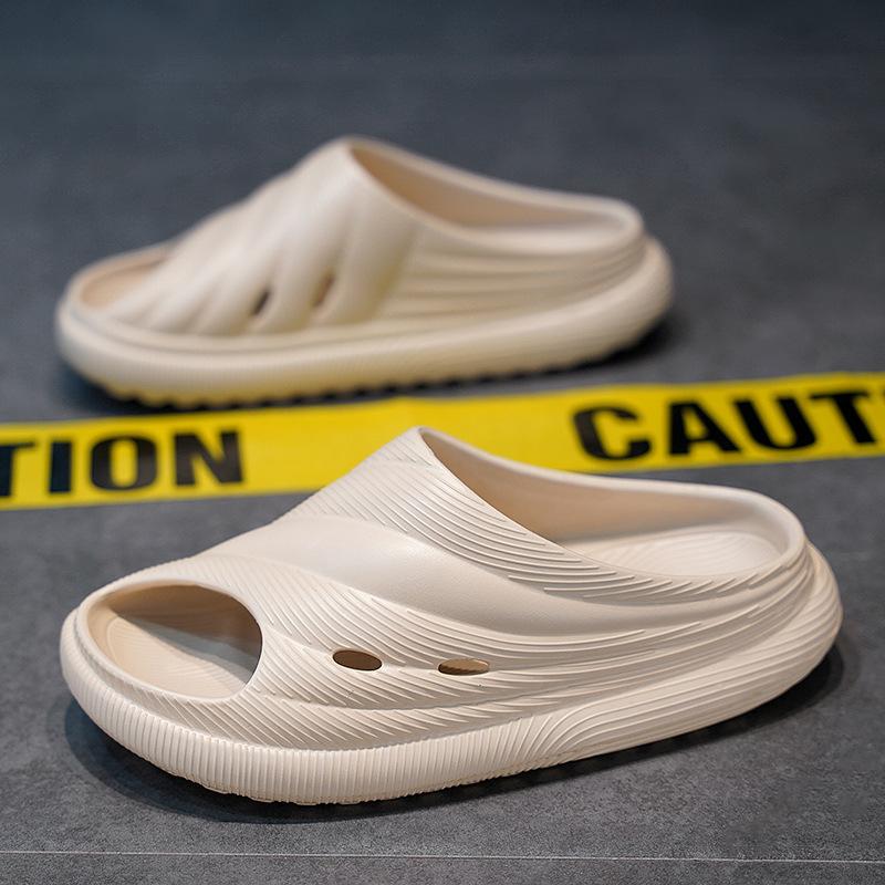 

Однословные драг-мужчины носят кокосовые шлепанцы летом, летние подростковые уличные баскетбольные спортивные сандалии на толстой подошве 44 хаки